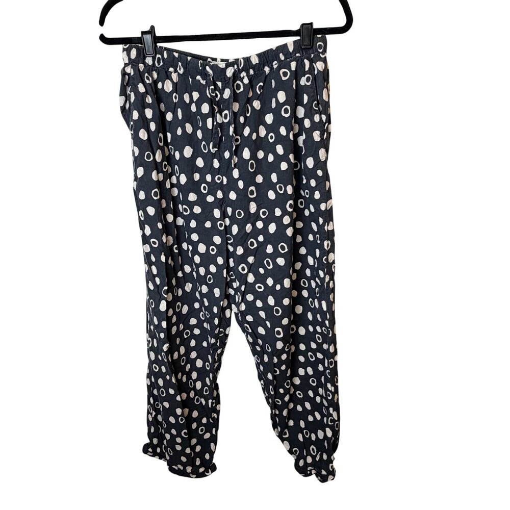 Desmond & Dempsey Women's 100% Cotton Polka Dot Lounge Pajama Pants XL Luxury‎